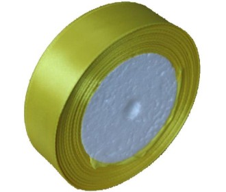 Κορδέλα σατέν με ούγια κίτρινη 2,5εκ. x 22μ. Κορδέλα σατέν με ούγια κίτρινη 2,5εκ. x 22μ.