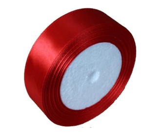 Κορδέλα σατέν με ούγια κόκκινη 2,5εκ. x 22μ. Κορδέλα σατέν με ούγια κόκκινη 2,5εκ. x 22μ.