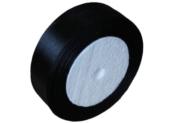 Κορδέλα σατέν με ούγια μαύρη 2,5εκ. x 22μ. Κορδέλα σατέν με ούγια μαύρη 2,5εκ. x 22μ.