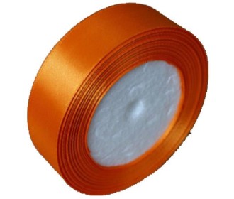 Κορδέλα σατέν με ούγια πορτοκαλί 2,5εκ. x 22μ. Κορδέλα σατέν με ούγια πορτοκαλί 2,5εκ. x 22μ.