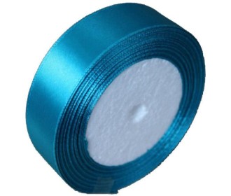 Κορδέλα σατέν με ούγια τυρκουάζ 2,5εκ. x 22μ. Κορδέλα σατέν με ούγια τυρκουάζ 2,5εκ. x 22μ.