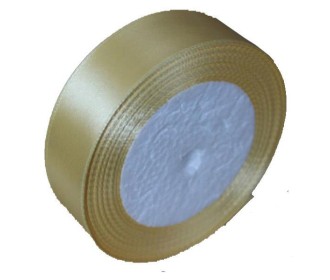 Κορδέλα σατέν με ούγια μπεζ 2,5εκ. x 22μ. Κορδέλα σατέν με ούγια μπεζ 2,5εκ. x 22μ.