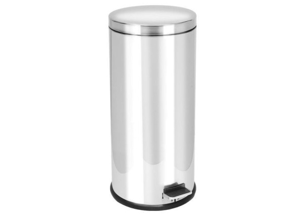 Κάδος απορριμάτων inox με πεντάλ 30l. Y64,5εκ. Ø29εκ. Κάδος απορριμάτων inox με πεντάλ 30l. Y64,5εκ. Ø29εκ.