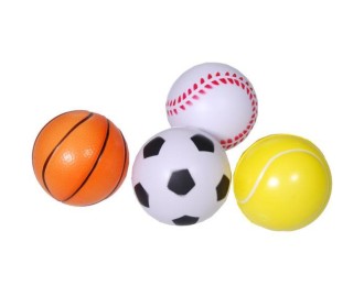 Squeeze μπάλες Ø7εκ. διάφορα σχέδια