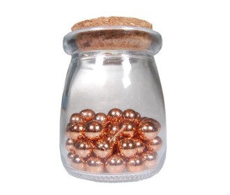 Πινέζες για πίνακα ροζ χρυσό 60τεμ.