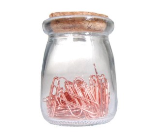 Συνδετήρες Νο 3 ροζ χρυσό 2,8εκ. 45τεμ. Συνδετήρες Νο 3 ροζ χρυσό 2,8εκ. 45τεμ.