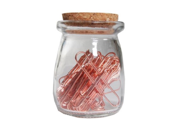 Συνδετήρες Νο 5 ροζ χρυσό 5εκ. 50τεμ. Συνδετήρες Νο 5 ροζ χρυσό 5εκ. 50τεμ.