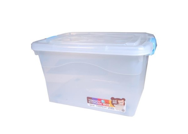 Κουτί αποθήκευσης πλαστικό με ρόδες 30lt, Υ25,5x36x26εκ. Κουτί αποθήκευσης πλαστικό με ρόδες 30lt, Υ25,5x36x26εκ.