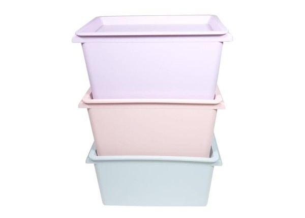 Κουτί αποθήκευσης πλαστικό Y14x37x24.5εκ. διάφορα παλ χρώματα Κουτί αποθήκευσης πλαστικό Y14x37x24.5εκ. διάφορα παλ χρώματα