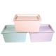 Κουτί αποθήκευσης πλαστικό Y14x25x17εκ. διάφορα παλ χρώματα Κουτί αποθήκευσης πλαστικό Y14x25x17εκ. διάφορα παλ χρώματα