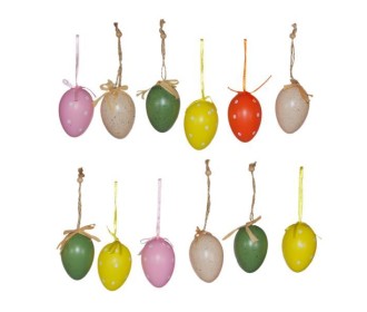 Σακουλάκι με 12 διακοσμητικά πασχαλινά αυγά #3