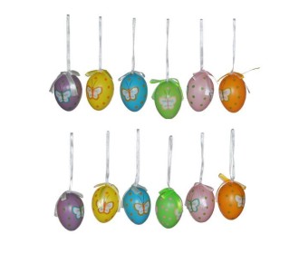 Σακουλάκι με 12 διακοσμητικά πασχαλινά αυγά #4