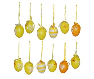 Σακουλάκι με 12 διακοσμητικά πασχαλινά αυγά #7