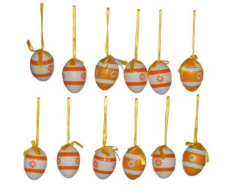 Σακουλάκι με 12 διακοσμητικά πασχαλινά αυγά #9