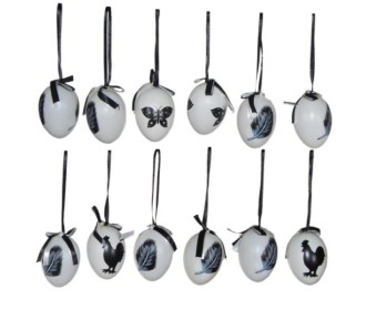 Σακουλάκι με 12 διακοσμητικά πασχαλινά αυγά #11