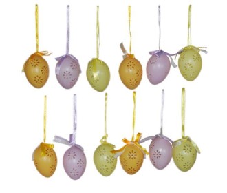 Σακουλάκι με 12 διακοσμητικά πασχαλινά αυγά #12