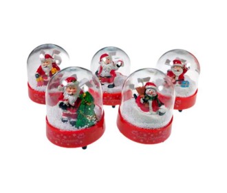 Χριστουγεννιάτικη μουσική χιονόμπαλα 9,5x11,5εκ. 5 σχέδια κοκτέηλ Χριστουγεννιάτικη μουσική χιονόμπαλα 9,5x11,5εκ. 5 σχέδια κοκτέηλ