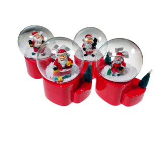 Χριστουγεννιάτικη μουσική χιονόμπαλα με φώς και κίνηση 13x15εκ. Χριστουγεννιάτικη μουσική χιονόμπαλα με φώς και κίνηση 13x15εκ.