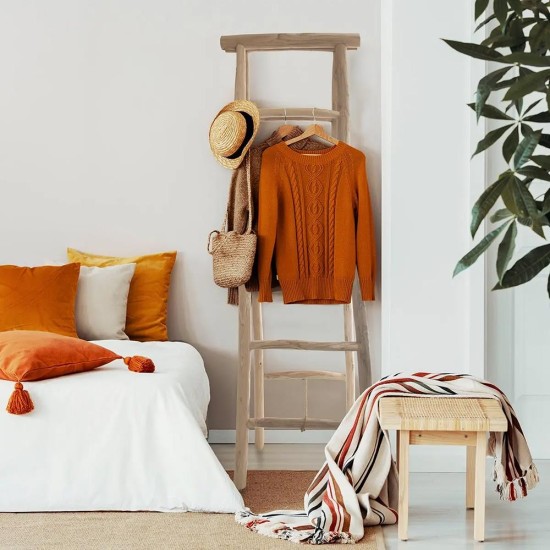 Σκάλα - Κρεμάστρα Nextdeco από ξύλο teak Υ150xΜ53xΠ65/12xεκ Σκάλα - Κρεμάστρα Nextdeco από ξύλο teak Υ150xΜ53xΠ65/12xεκ