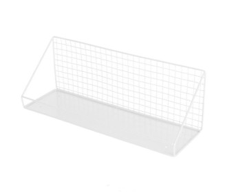 Ράφι επιτοίχιο μεταλλικό λευκό 45x14xY16εκ. Ράφι επιτοίχιο μεταλλικό λευκό 45x14xY16εκ.