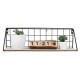 Ράφι επιτοίχιο Nextdeco minimal μαύρο 44,5x11,5xY15,5εκ. Ράφι επιτοίχιο Nextdeco minimal μαύρο 44,5x11,5xY15,5εκ.