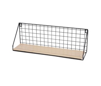 Ράφι επιτοίχιο Nextdeco minimal μαύρο 44,5x11,5xY15,5εκ. Ράφι επιτοίχιο Nextdeco minimal μαύρο 44,5x11,5xY15,5εκ.