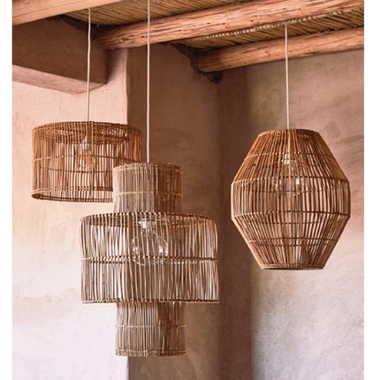 Φωτιστικό οροφής από rattan Y22xØ30εκ. Φωτιστικό οροφής από rattan Y22xØ30εκ.