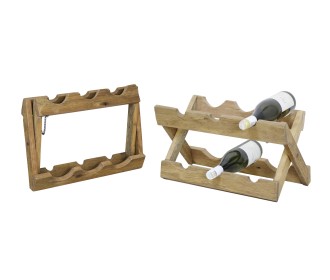 Αναδιπλούμενη θήκη Nextdeco για 6 μπουκάλια κρασιού ανακυκλωμένο ξύλο mahoni Υ25x49x23εκ Αναδιπλούμενη θήκη Nextdeco για 6 μπουκάλια κρασιού ανακυκλωμένο ξύλο mahoni Υ25x49x23εκ