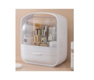 Θήκη οργάνωσης καλλυντικών λευκή 27x19,5xΥ31,5εκ. Θήκη οργάνωσης καλλυντικών λευκή 27x19,5xΥ31,5εκ.