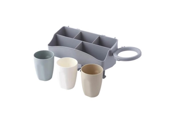 Θήκη οργάνωσης μπάνιου all-in-one 26,4x14,4xΥ15εκ.