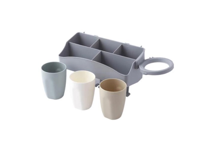 Θήκη οργάνωσης μπάνιου all-in-one 26,4x14,4xΥ15εκ.
