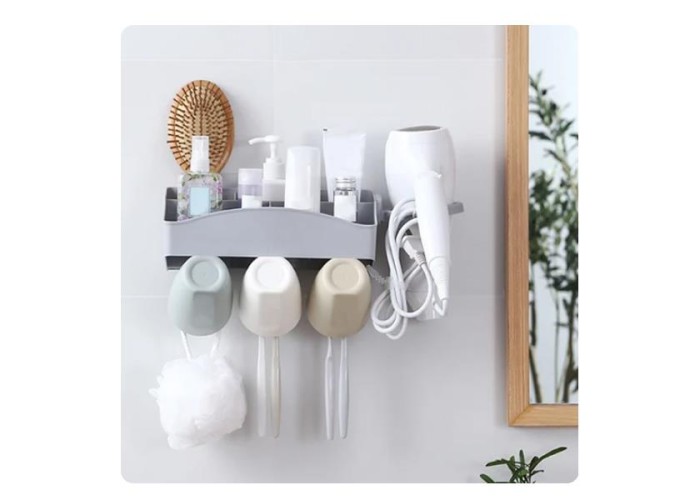 Θήκη οργάνωσης μπάνιου all-in-one 26,4x14,4xΥ15εκ. Θήκη οργάνωσης μπάνιου all-in-one 26,4x14,4xΥ15εκ.