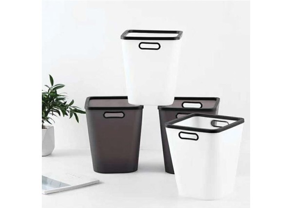 Κάδος απορριμάτων πλαστικός 10lt 20x20xΥ27εκ. λευκός Κάδος απορριμάτων πλαστικός 10lt 20x20xΥ27εκ. λευκός