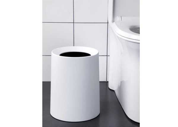 Κάδος απορριμμάτων PP 10lt 23x23xΥ31εκ. λευκός Κάδος απορριμμάτων PP 10lt 23x23xΥ31εκ. λευκός