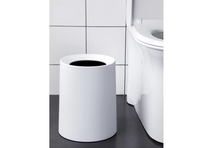Κάδος απορριμμάτων PP 10lt 23x23xΥ31εκ. λευκός Κάδος απορριμμάτων PP 10lt 23x23xΥ31εκ. λευκός