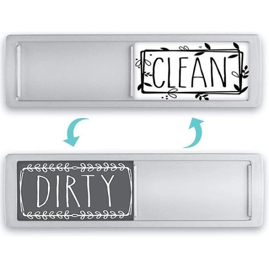 Επιγραφή clean/dirty για το πλυντήριο πιάτων 17,8x0,6xY5εκ. Επιγραφή clean/dirty για το πλυντήριο πιάτων 17,8x0,6xY5εκ.