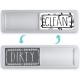 Επιγραφή clean/dirty για το πλυντήριο πιάτων 17,8x0,6xY5εκ. Επιγραφή clean/dirty για το πλυντήριο πιάτων 17,8x0,6xY5εκ.