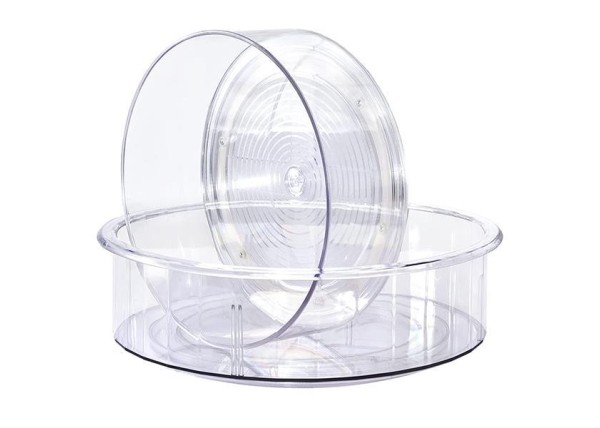 Δίσκος οργάνωσης περιστροφικός διάφανος 31x28,5xY9xεκ. Δίσκος οργάνωσης περιστροφικός διάφανος 31x28,5xY9xεκ.