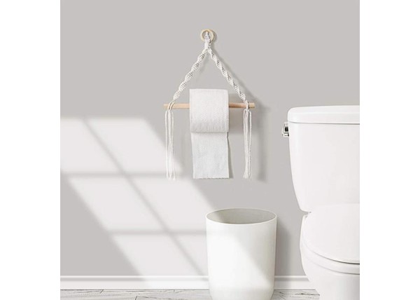 Κρεμαστό επιτοίχιο μακραμέ 25x20εκ. Κρεμαστό επιτοίχιο μακραμέ 25x20εκ.