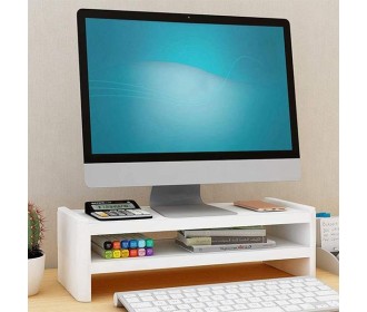 Βάση οθόνης ABS, επιτραπέζια, με 2 ράφια 50x22,5xY14εκ. Βάση οθόνης ABS, επιτραπέζια, με 2 ράφια 50x22,5xY14εκ.