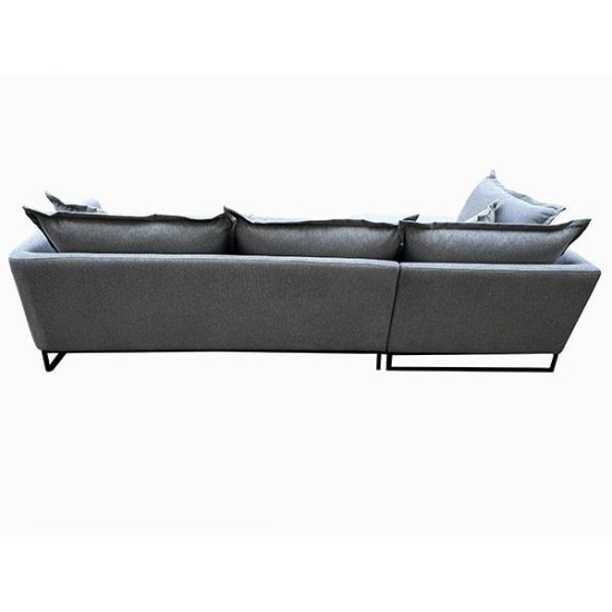 Καναπές γωνιακός Nextdeco Siegfried δεξιά γωνία γκρι Y85x286x183εκ. Καναπές γωνιακός Nextdeco Siegfried δεξιά γωνία γκρι Y85x286x183εκ.