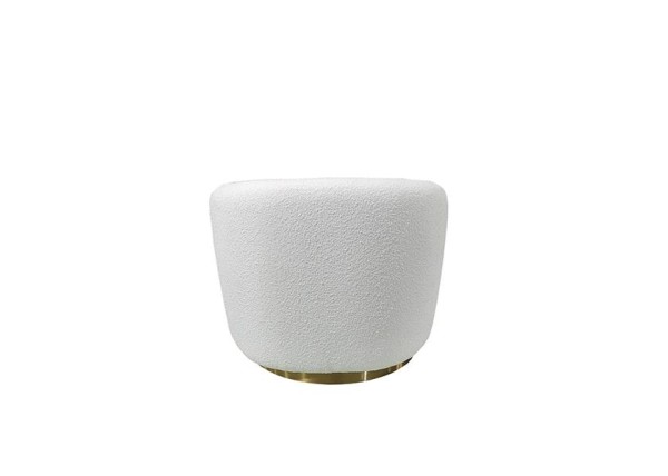 Πολυθρόνα Nextdeco Bouclé Scot μπεζ με χρυσή βάση 54x57xΥ75εκ. Πολυθρόνα Nextdeco Bouclé Scot μπεζ με χρυσή βάση 54x57xΥ75εκ.