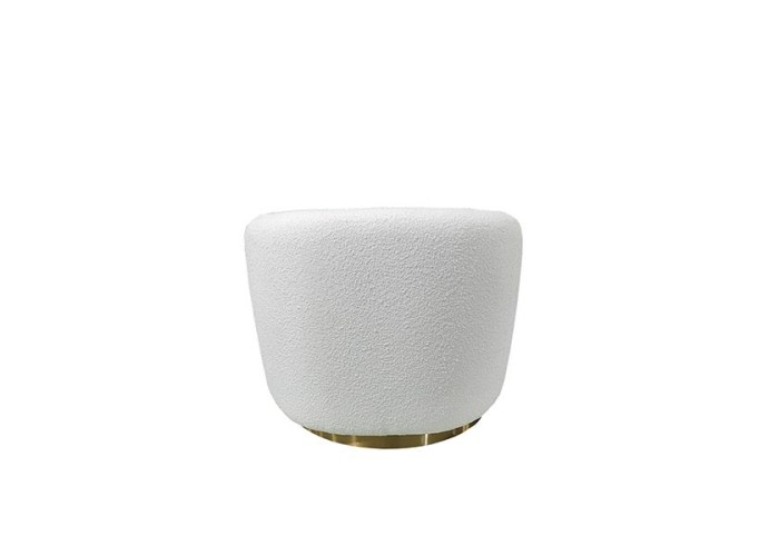 Πολυθρόνα Nextdeco Bouclé Scot μπεζ με χρυσή βάση 54x57xΥ75εκ. Πολυθρόνα Nextdeco Bouclé Scot μπεζ με χρυσή βάση 54x57xΥ75εκ.