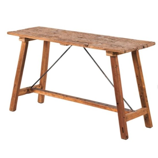 Κονσόλα Nextdeco Tribeca από ξύλο teak - mahoni Υ80x100x40εκ. Κονσόλα Nextdeco Tribeca από ξύλο teak - mahoni Υ80x100x40εκ.