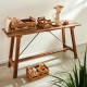 Κονσόλα Nextdeco Tribeca από ξύλο teak - mahoni Υ80x100x40εκ. Κονσόλα Nextdeco Tribeca από ξύλο teak - mahoni Υ80x100x40εκ.