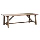 Τραπέζι Nextdeco Tribeca από ξύλο teak - mahoni Υ73x90x180εκ. Τραπέζι Nextdeco Tribeca από ξύλο teak - mahoni Υ73x90x180εκ.