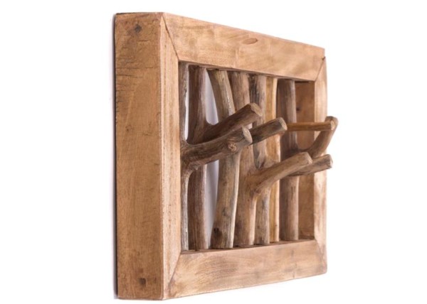 Κρεμάστρα τοίχου Nextdeco Tribeca από ανακυκλωμένο ξύλο teak Υ25x11/8x50εκ. Κρεμάστρα τοίχου Nextdeco Tribeca από ανακυκλωμένο ξύλο teak Υ25x11/8x50εκ.