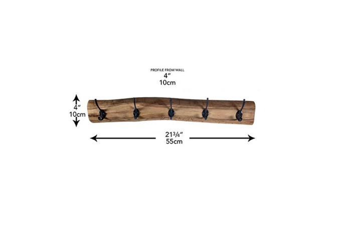 Κρεμάστρα τοίχου Nextdeco Tribeca ανακυκλωμένο ξύλο teak Υ10x10x55εκ. Κρεμάστρα τοίχου Nextdeco Tribeca ανακυκλωμένο ξύλο teak Υ10x10x55εκ.