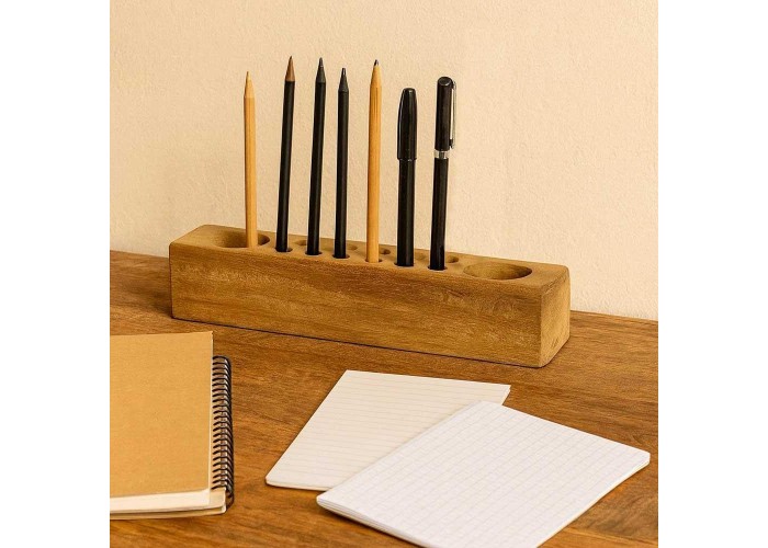 Μολυβοθήκη Nextdeco Tribeca ανακυκλωμένο ξύλο teak Y8x8x36εκ. Μολυβοθήκη Nextdeco Tribeca ανακυκλωμένο ξύλο teak Y8x8x36εκ.