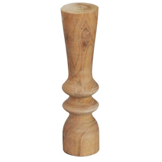Κηροπήγιο Nextdeco Tribeca από ξύλο teak Ø6x25εκ.